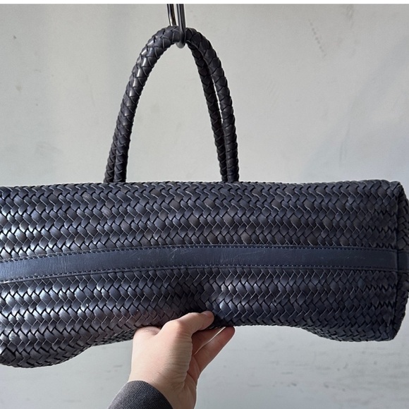 Madewell Handwoven East West Tote Bag - Slate Blue - Picture 3 of 4